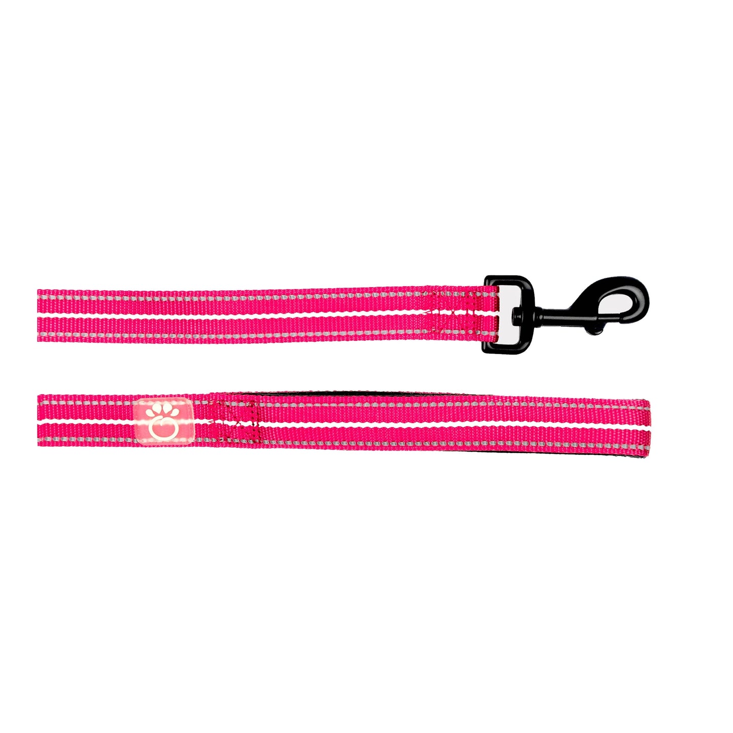 Dog Leash – Reflective High Visibility Pink