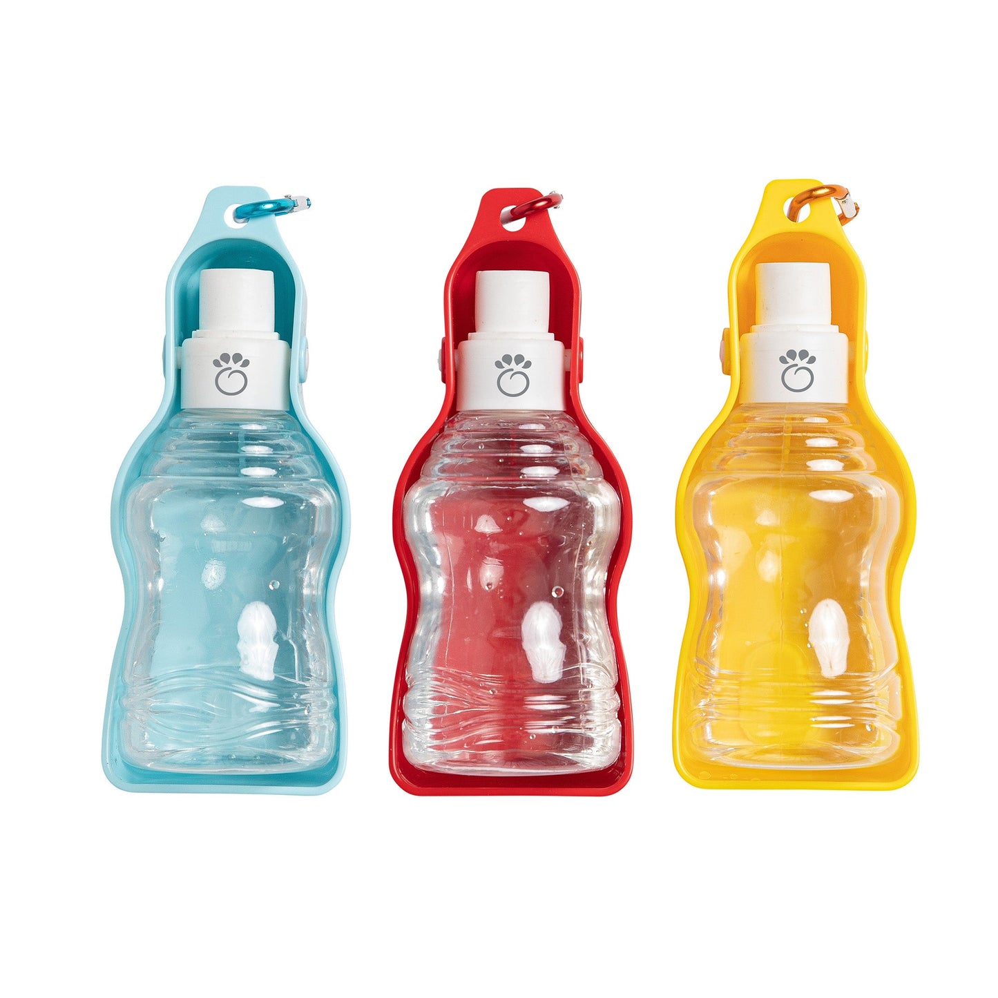 Portable Dog Water Bottle – Clip-On Foldout Silicone Bowl