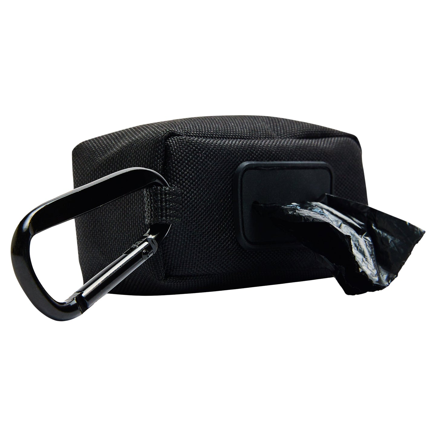 Black Soft-Shell Dog Waste Bag Dispenser – Clip