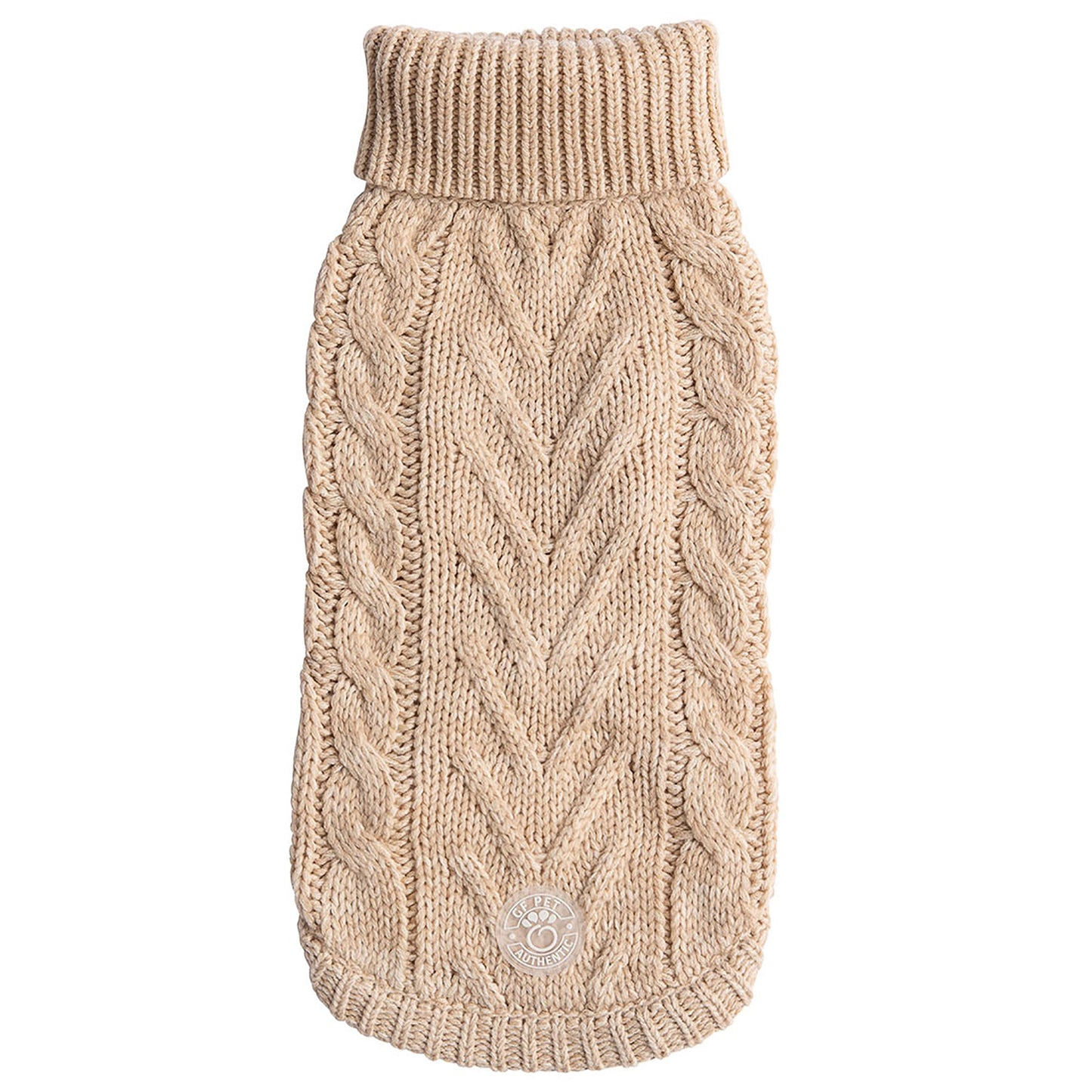 Dog Sweater – Chalet Cable Knit Oatmeal