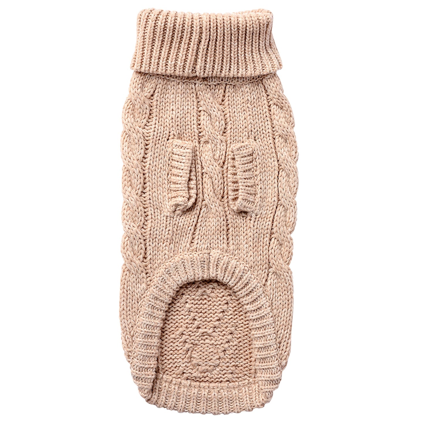 Dog Sweater – Chalet Cable Knit Oatmeal