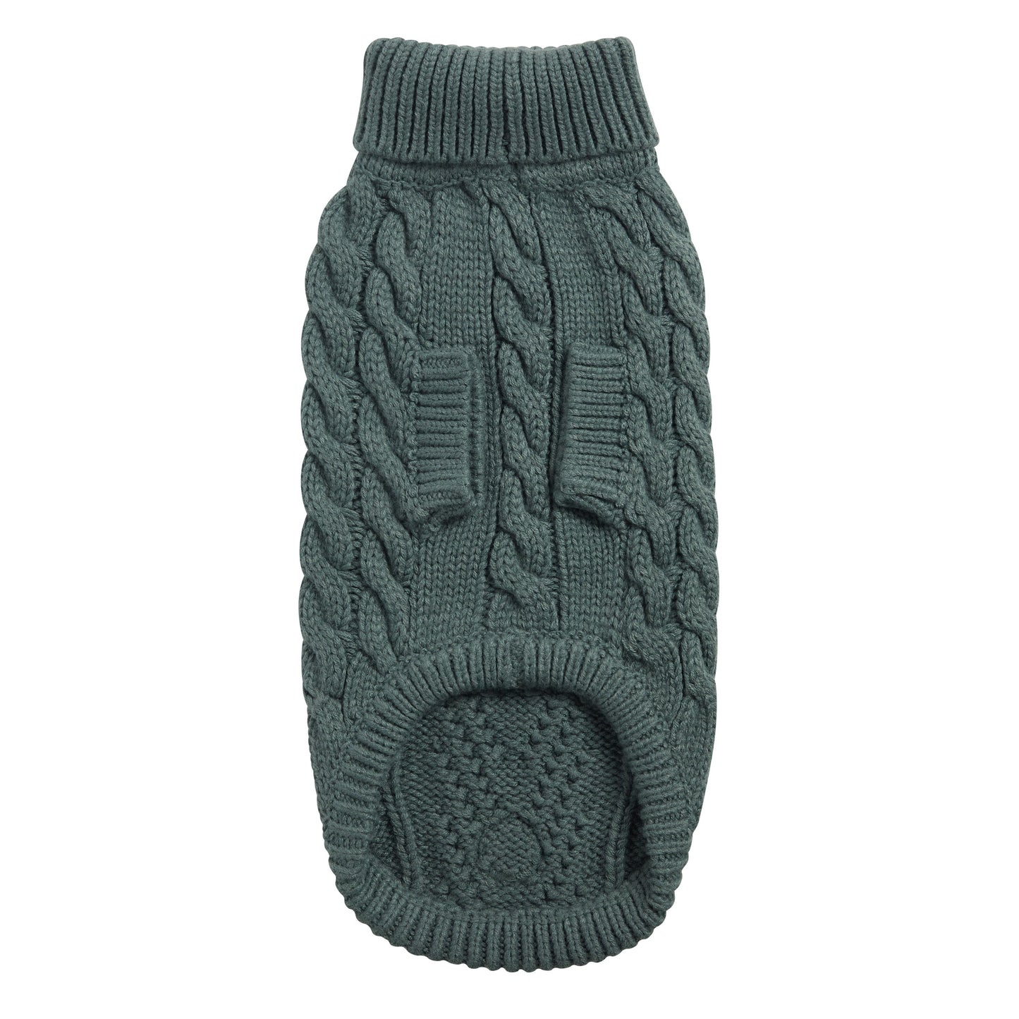 Dog Sweater – Chalet Chunky Cable Sage