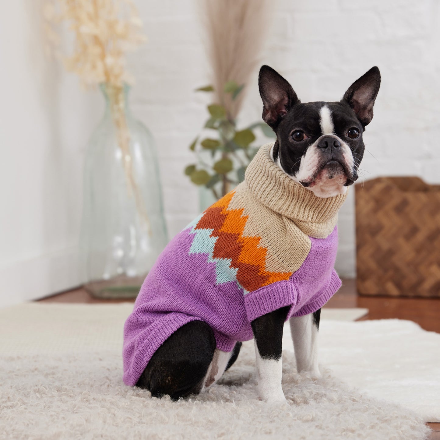 Dog Sweater – Fireside Native Vintage Purple