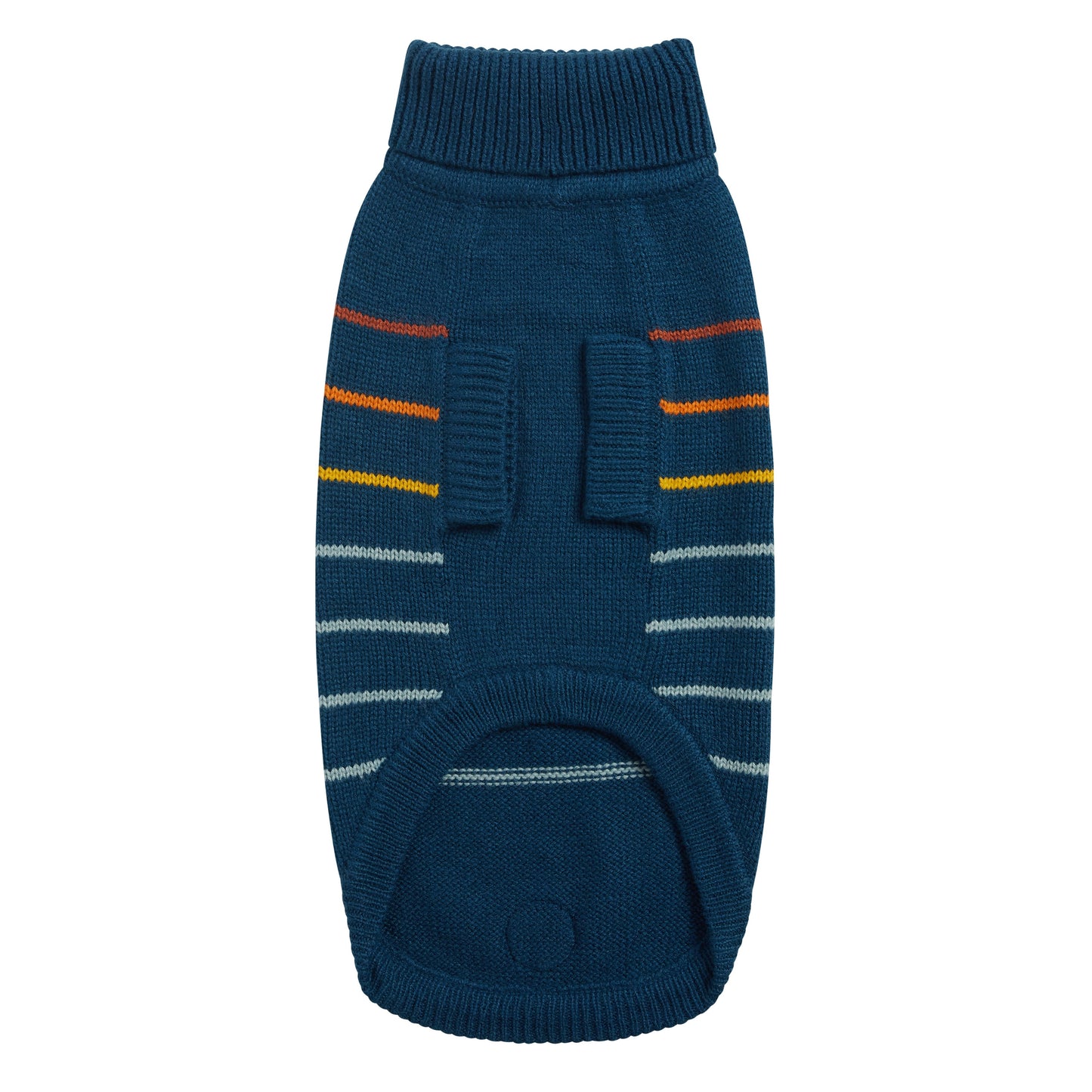 Arctic Dog Sweater – Teal | Ribbed Turtleneck