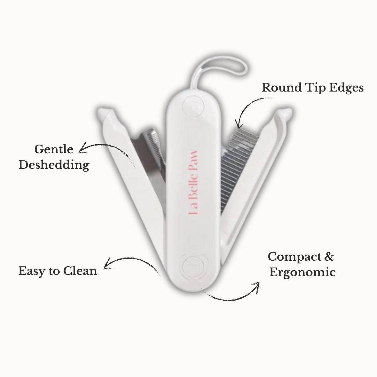 Pet Grooming Comb – Deshed, Detangle & Massage Tool