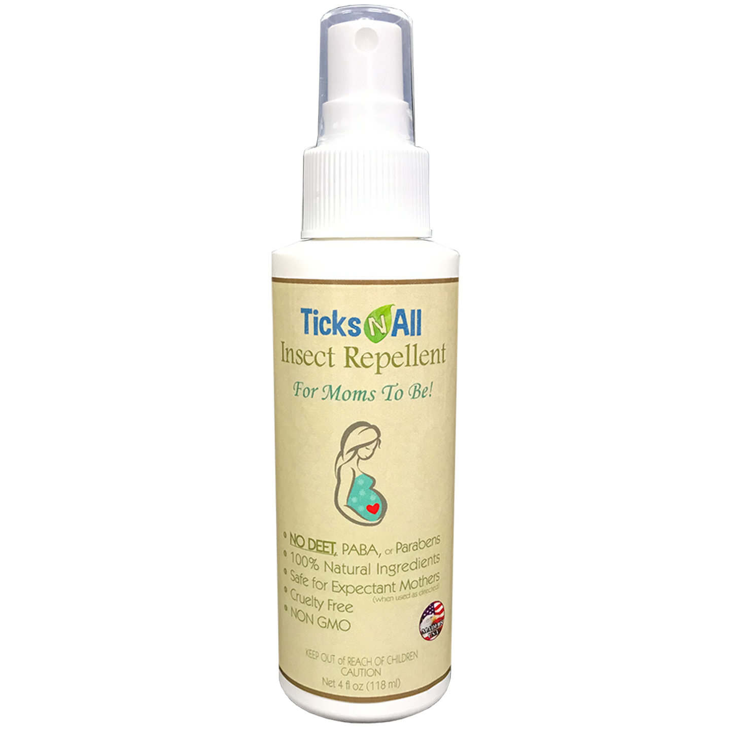 Safe All-Natural Insect Repellent for Moms-to-Be 4oz