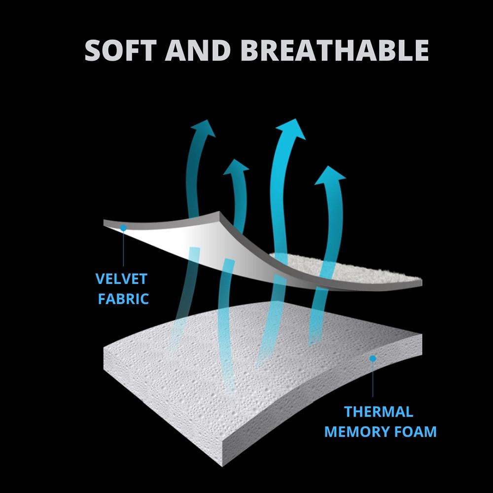 Reversible Memory Foam Pet Bed – Cooling & Warming