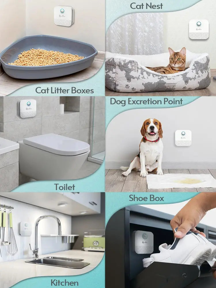 Cat Litter Odor Eliminator – Rechargeable Deodorizer