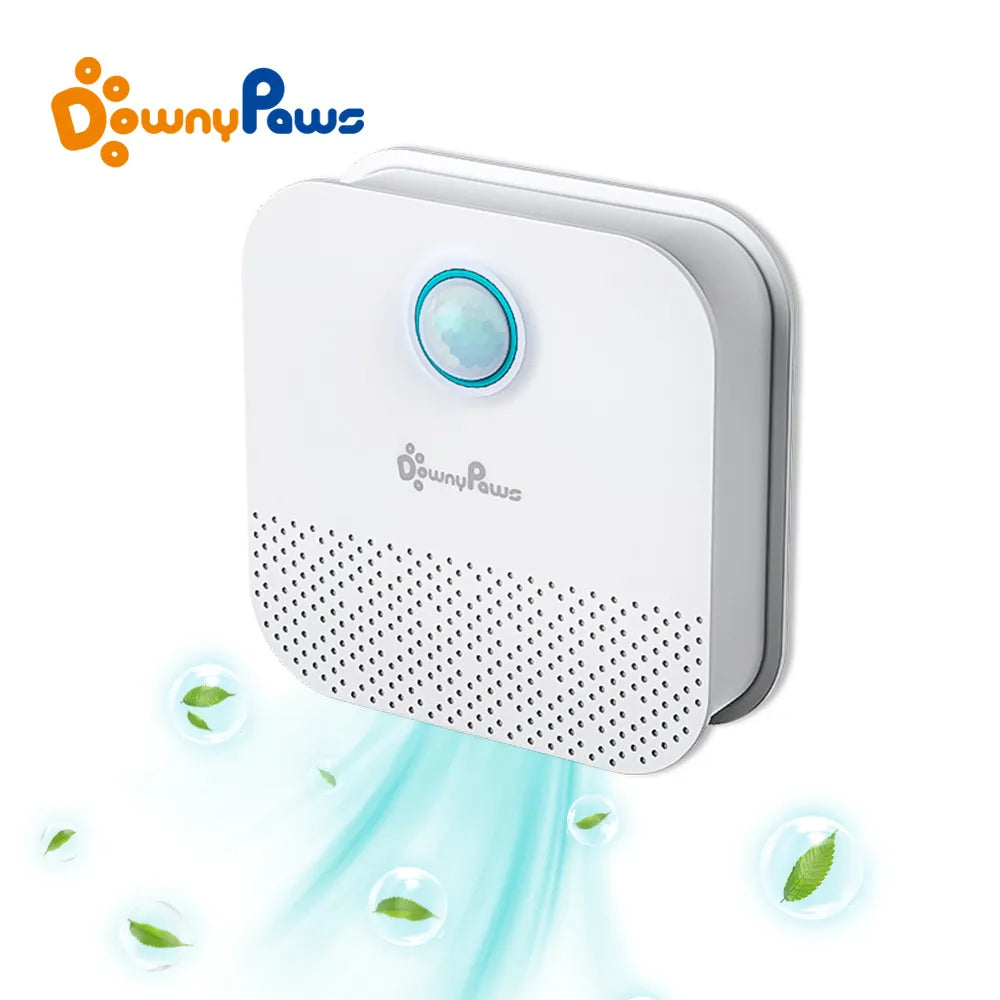 Rechargeable smart cat litter odor purifier