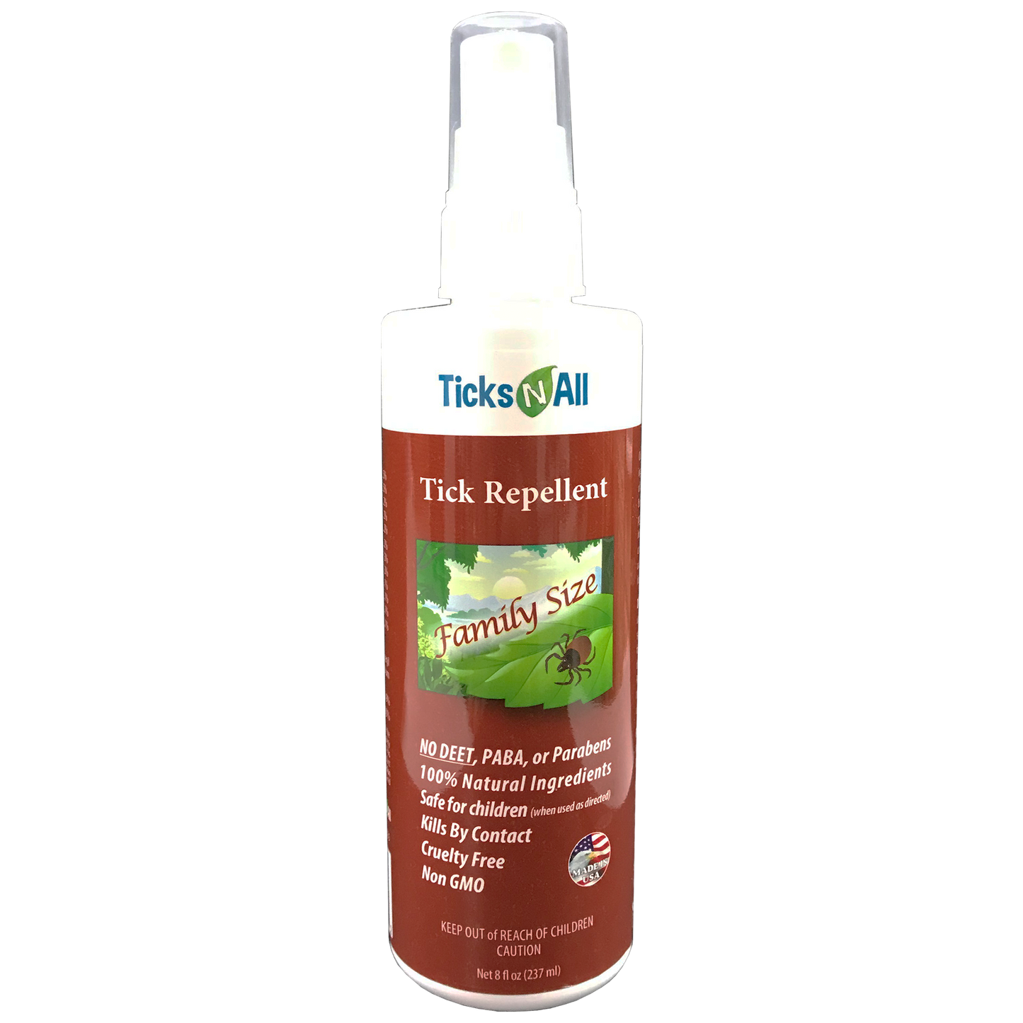 All-Natural Tick Repellent – 14 Essential Oils, 8oz