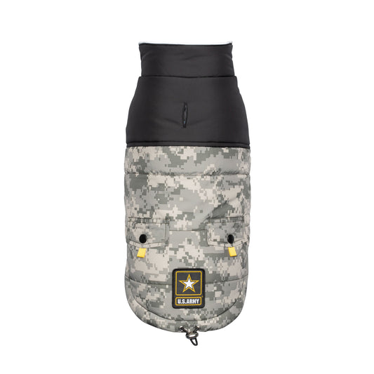 Dog Jacket – US Army Polar Fleece Camo