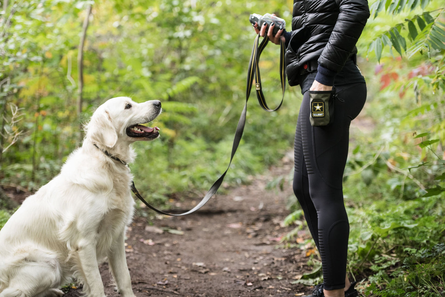Dog Training Treat Bag – Army Dark Camo Trail Pouch