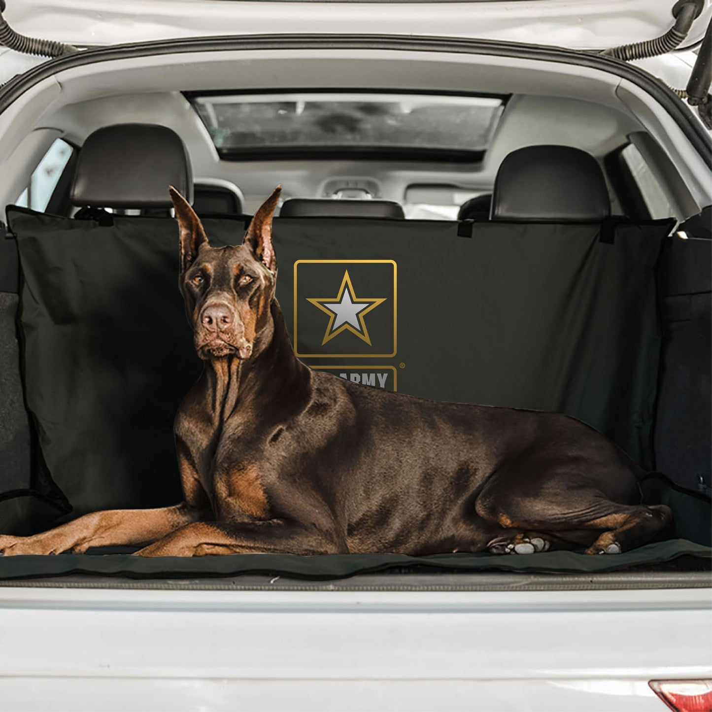 SUV Cargo Cover – Waterproof Dark Camo Trunk