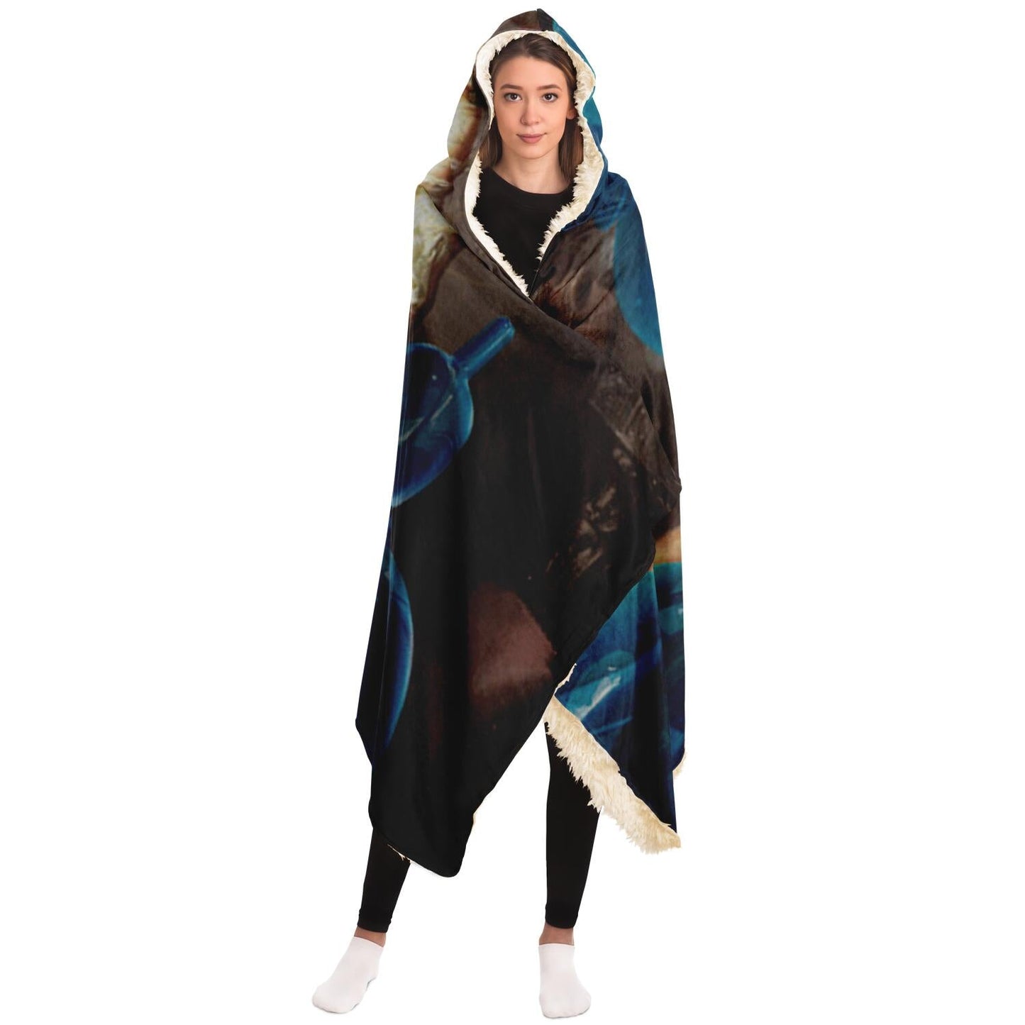 Pet-Themed Hooded Blanket – Micro-Mink, Fleece or Sherpa