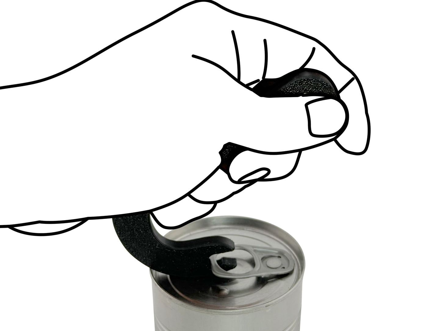 Hook Can Opener – Can Tab Ring Puller, BPA-Free 2-Pack