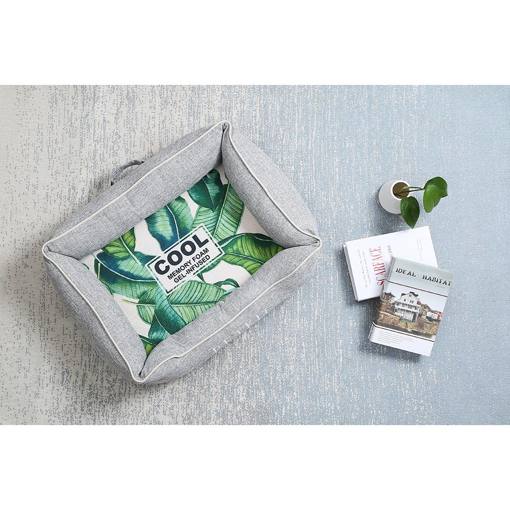 Reversible Memory Foam Pet Bed – Cooling & Warming