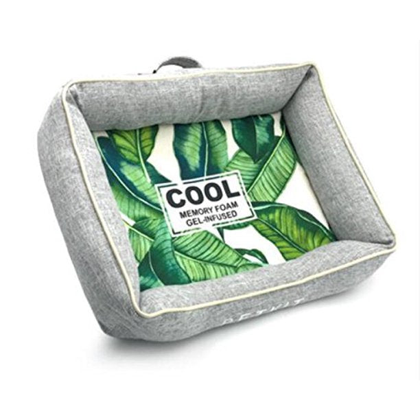 Reversible Memory Foam Pet Bed – Cooling & Warming